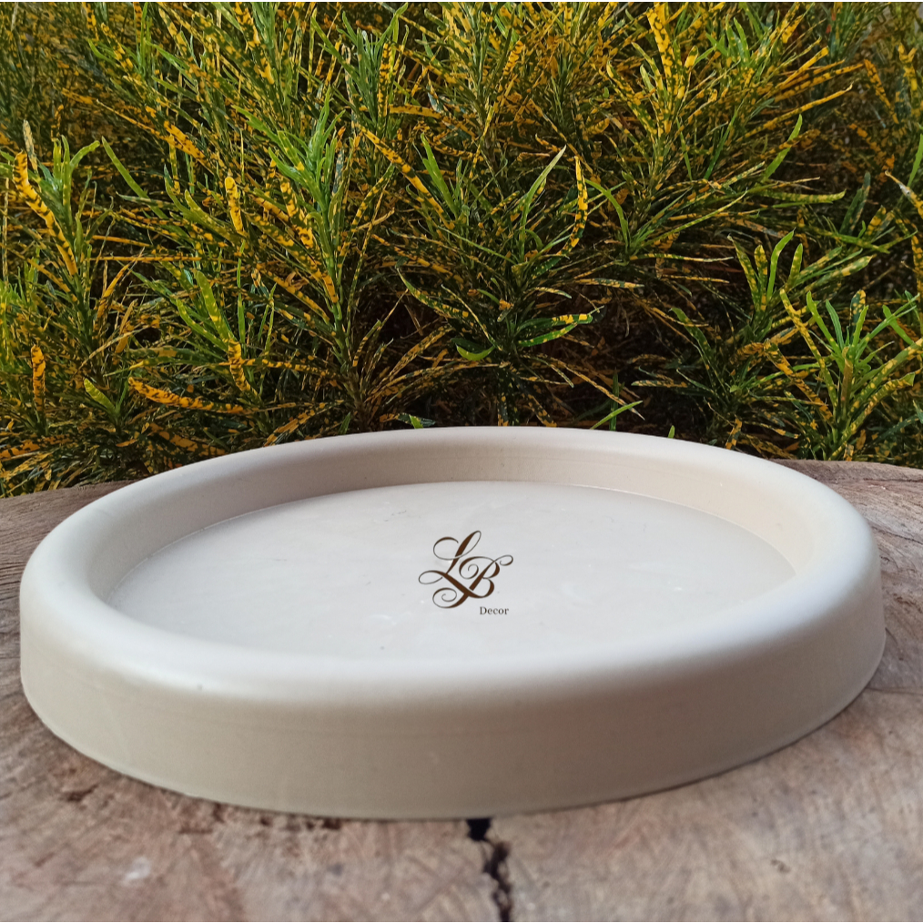 Prato Coletor Redondo para Plantas