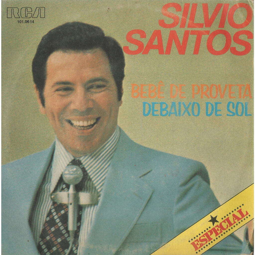 Compacto: Silvio Santos - Bebê De Proveta / Debaixo De Sol - 1979 (Samba, Marchinha de Carnaval, Disco de Vinil, Lp)