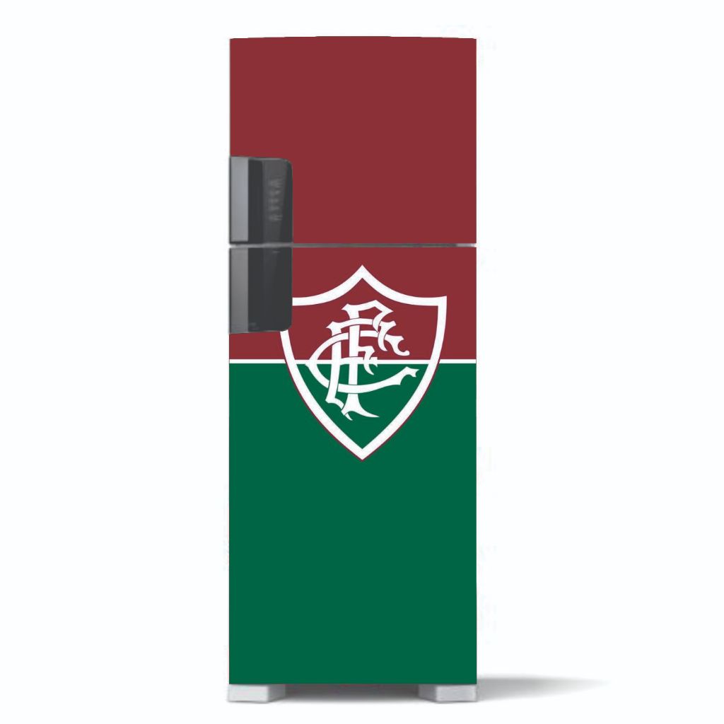 Adesivo Para Envelopar Geladeira - Fluminense Time Futebol Brasileiro