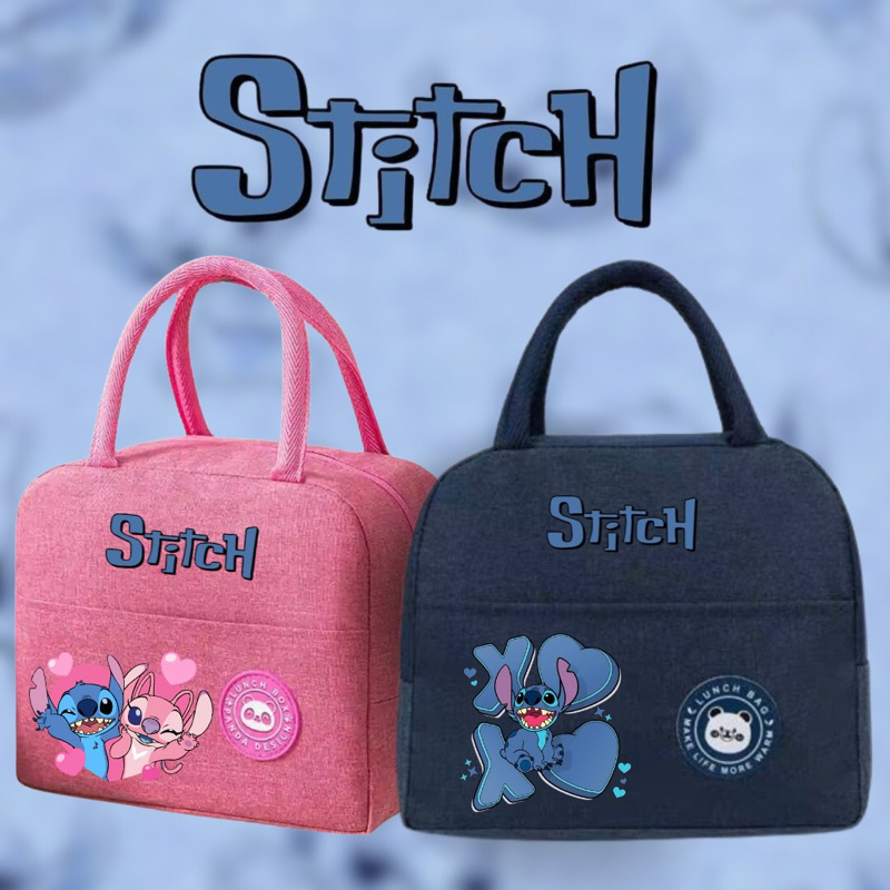 Bolsa Térmica Stitch - Lancheira - Isolamento Térmico - Espaçosa - Fitness Escola Trabalho Lazer - Marmita - DTF em Oferta na Shopee