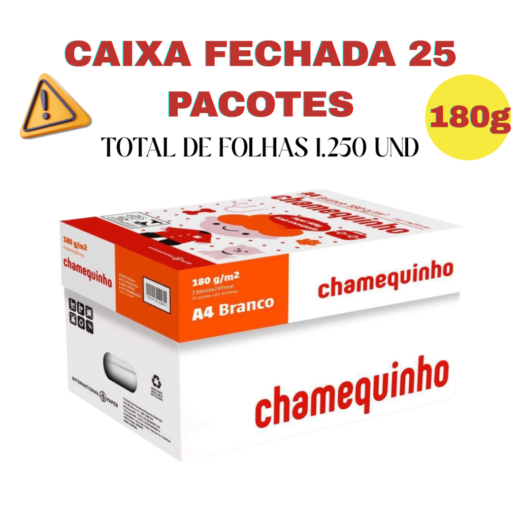 Chamequinho Branco Caixa: Onde Comprar | BuscaProdutos