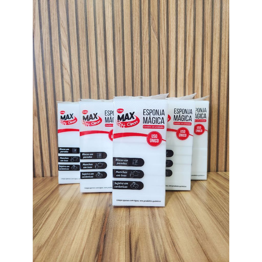 Esponja Mágica Kit 10/20/30/50 Unidades Limpeza e Tira Manchas em Oferta na Shopee