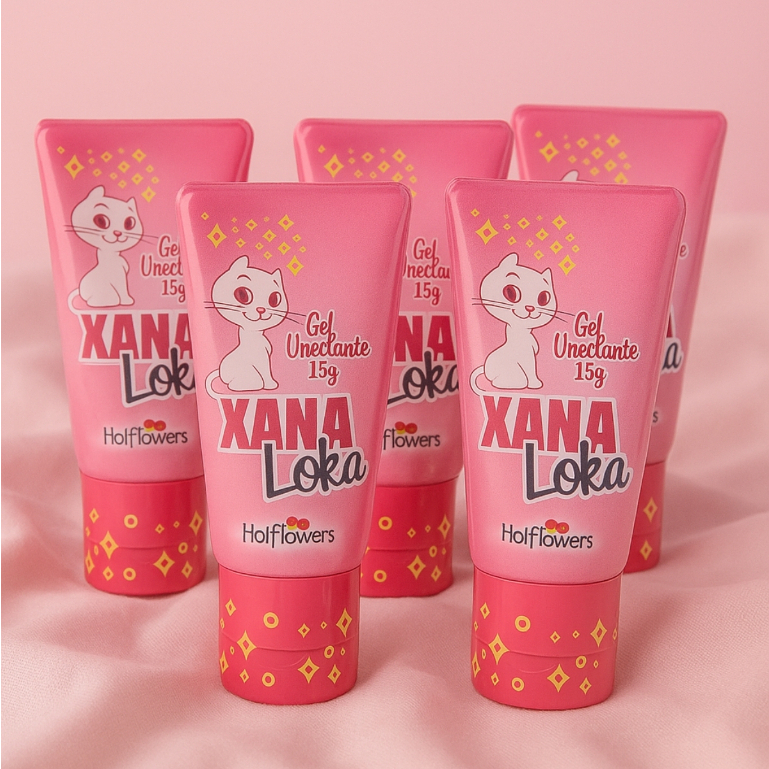Kit 5 Xana Loka Gel Feminino Esquenta Esfria Vibra Lubrificante Excitante Hot Flowers SEX SHOP em Oferta na Shopee