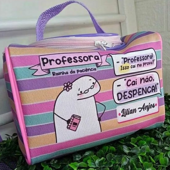Bolsa Personalizada alça de mão flork em Oferta na Shopee