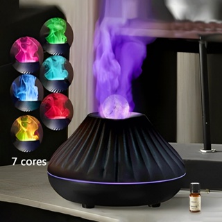 Difusor de Aroma E Umidificador De Ar 7 Cores Led Aromatizador Essencial Óleo Ultrassônico Ambiente em Oferta na Shopee