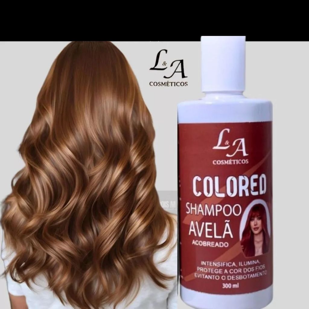 Shampoo Tonalizante Avelã Acobreado - Chocolate Morena Iluminada - S/ Amônia 300ml em Oferta na Shopee