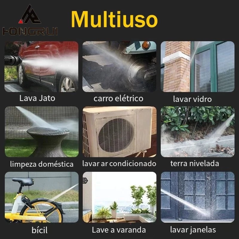 Lavadora de Alta Pressão Recarregável Sem Fio 48V para Carros e Jardins — foto 7