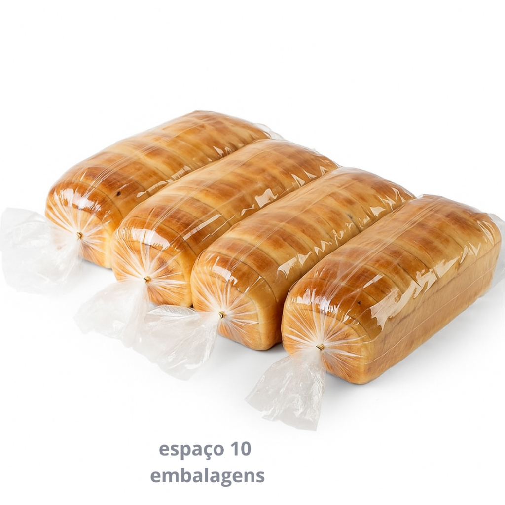 saco para PÃO CASEIRO embalagem transparente 22x45cm alta qualidade em Oferta na Shopee