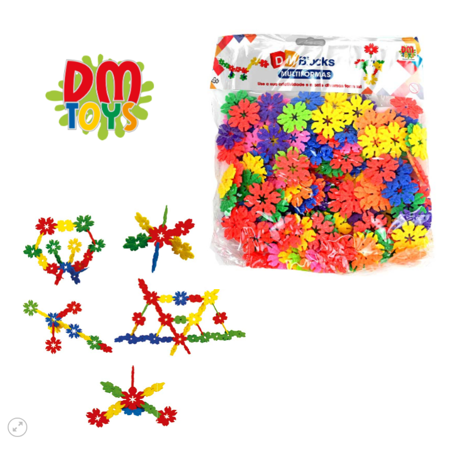 Brinquedo De Monta DM Blocks Multiforma Blocos Tipo Lego Lig lig DM Toys Ref:DMT7198