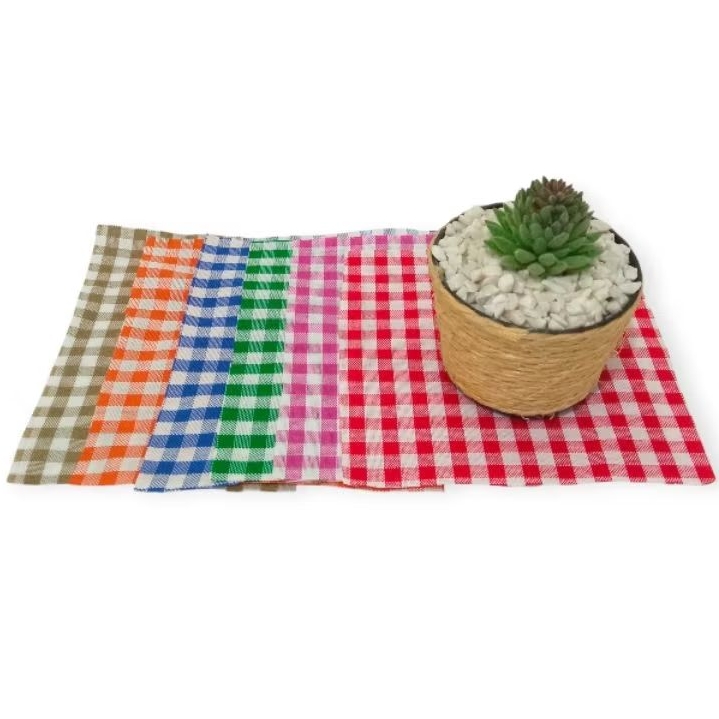 Kit 25 Pano Paninho para decorar Aniversário Xadrez Pequena 12x12 em Oferta na Shopee