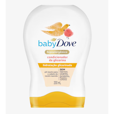 Condicionador Baby Dove Hidratacao Glicerinada 200Ml - Mom & Baby