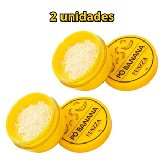 Kit c/ 2 Pó de Banana Fixador Translúcido Fenzza em Oferta na Shopee