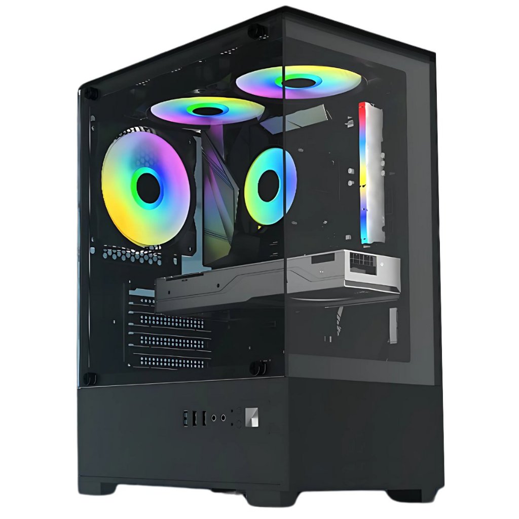 CPU Gamer Intel Core i5 14400F 16GB Ram 512GB SSD GeForce RTX 3050 6GB Gabinete 