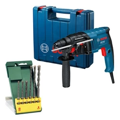 Kit Martelete Rompedor Bosch GBH 220 110v + Jogo Brocas SDS-Plus 6 Pcs