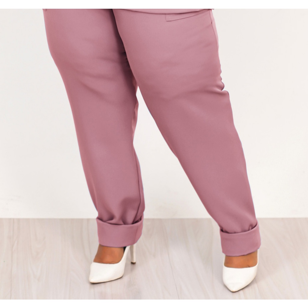 CALÇA FEMININA HOSPITALAR Plus Size Tecido: Alfaiataria com Elastano Somente Parte Inferior do Scrub em Oferta na Shopee