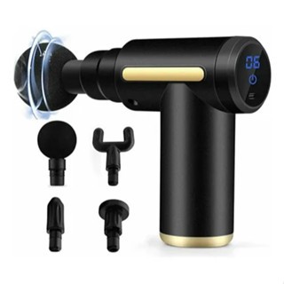 Massageador Elétrico Alta Frequência Profissional Muscular Massagem Pistola Portátil Alívio Muscular