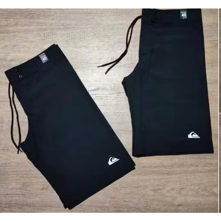 Bermuda de surf masculino no tecido elastano tecido molinho e secagem rápida