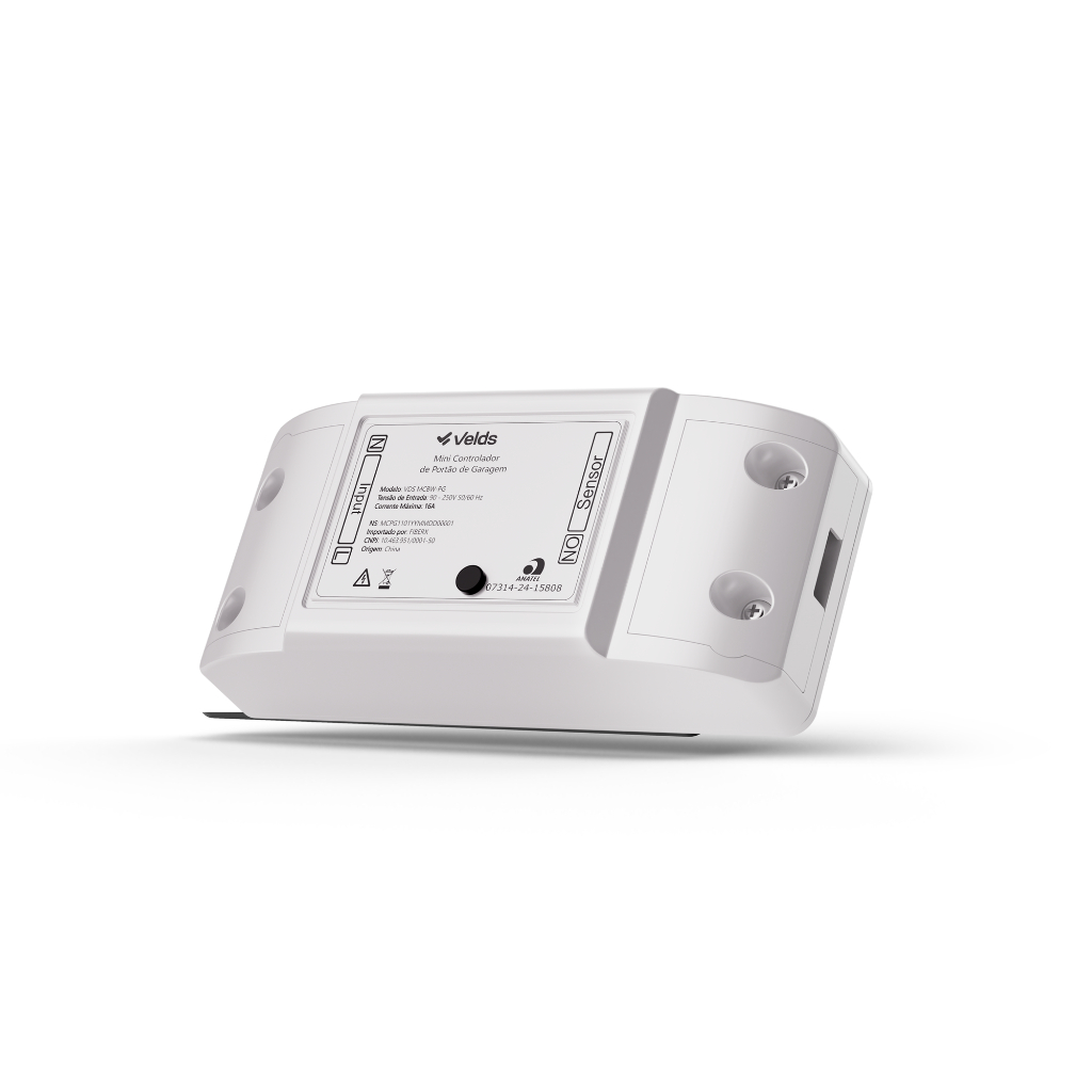 Módulo Acionador De Portão E Garagem Wifi Velds C/ Sensor De Status E Controle P