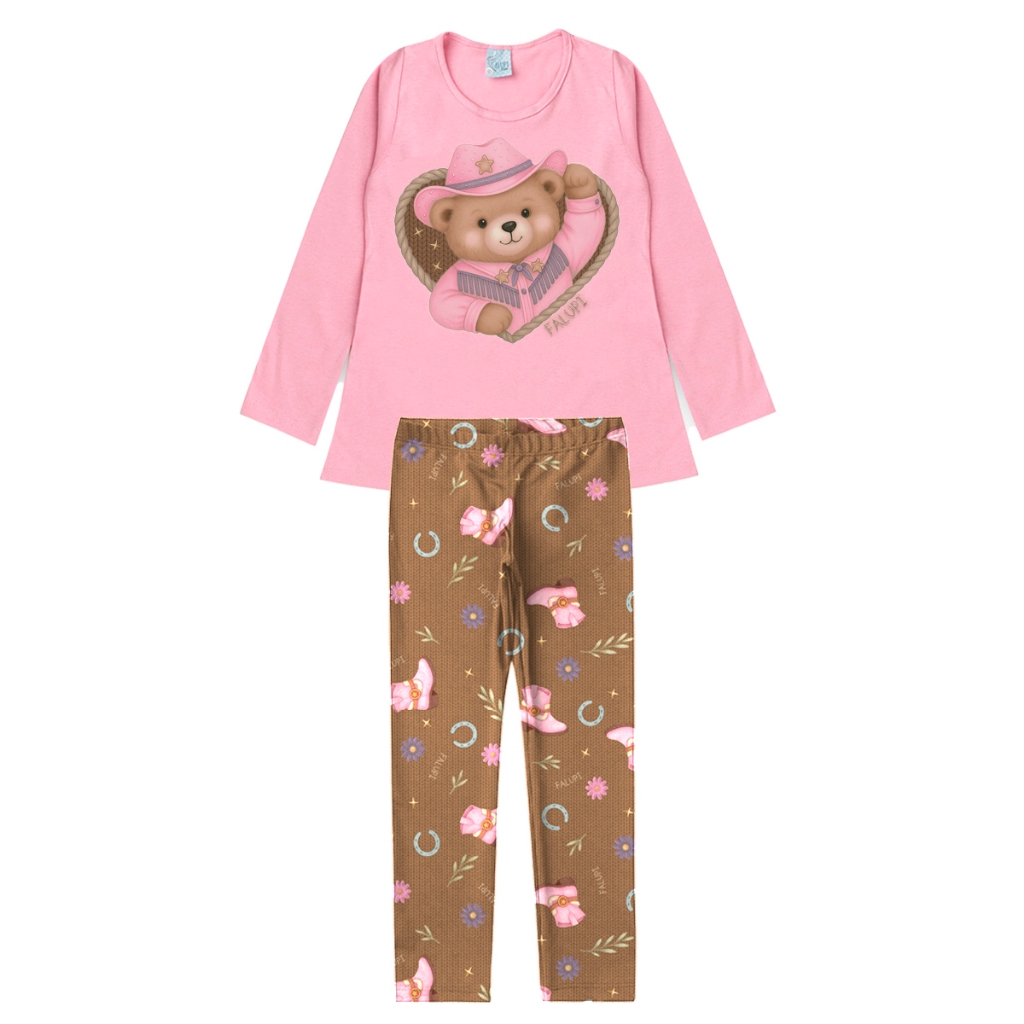 Conjunto Infantil Meia Estação Inverno Menina 2 ao 12 em Oferta na Shopee