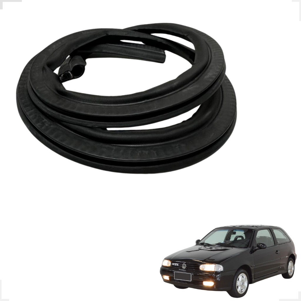 Borracha Guarnição Vedação Capô VW Gol G2 Bola 1995 A 1999 Encaixe Perfeito Vedação Efetiva