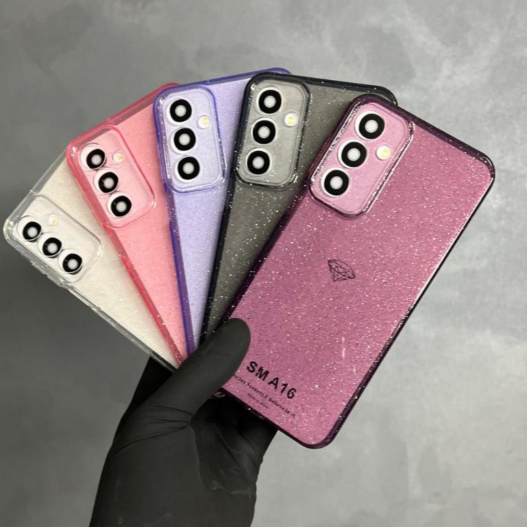 Capa com brilho + película de Cerâmica para Samsung Galaxy A16 Ou apenas capinha com gliter