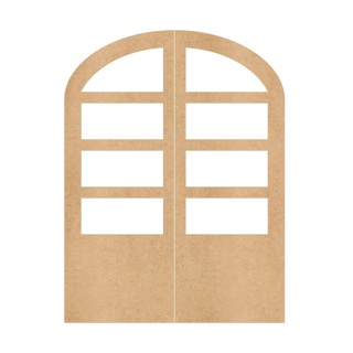 Recorte Porta Colonial Dupla 100cm MDF 3mm em Oferta na Shopee