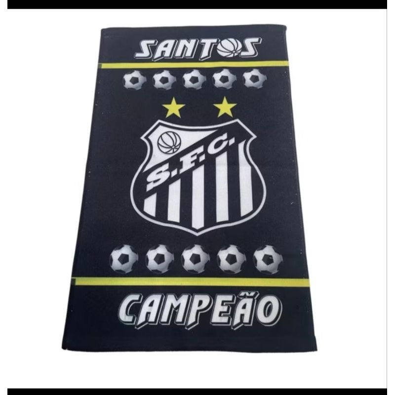 Toalha de Banho do Santos F.C 70cmx1,40m Entregar Imediata.
