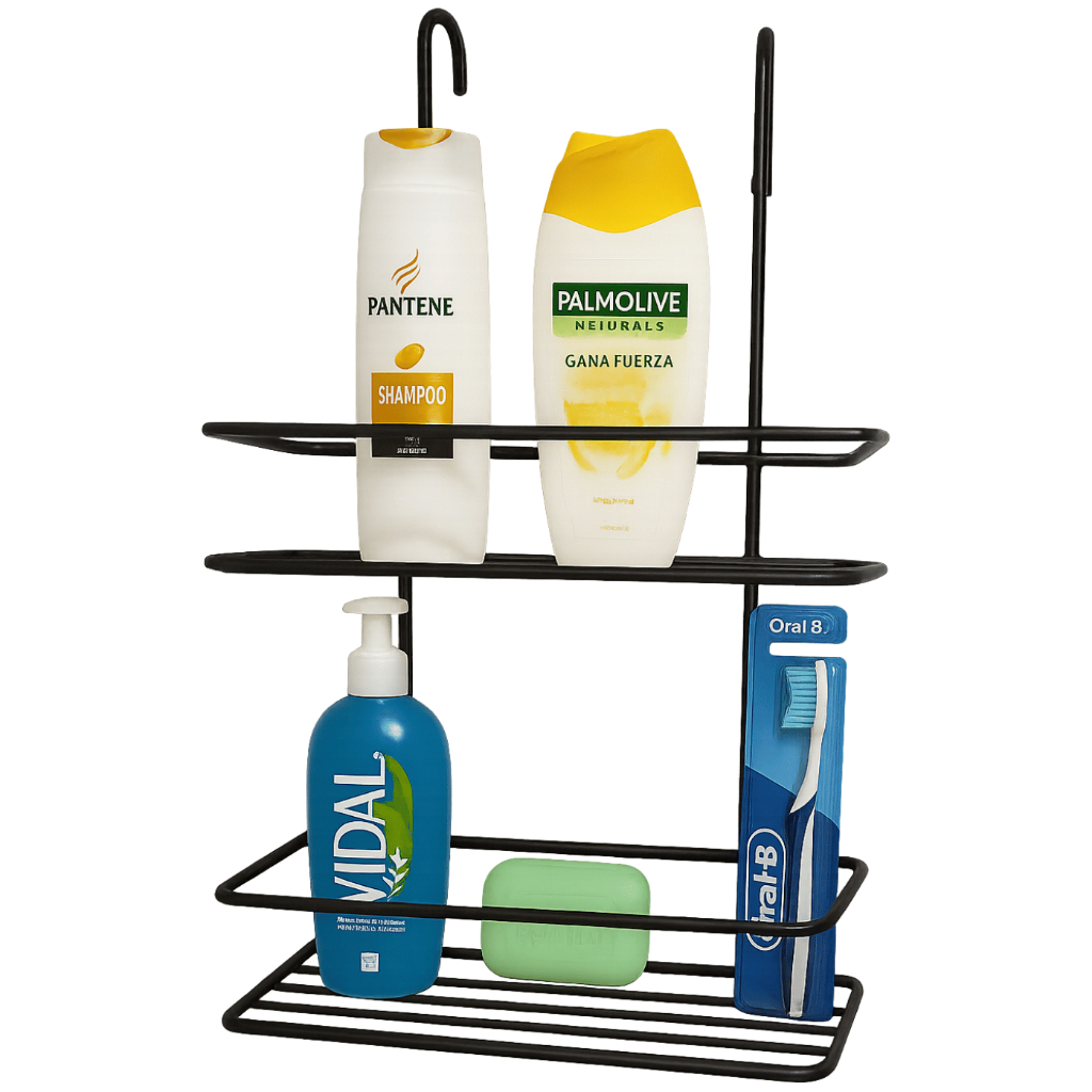 Suporte Para Shampoo Banheiro Porta Nicho Pendurar Box Banheiro Aramado Removível em Oferta na Shopee