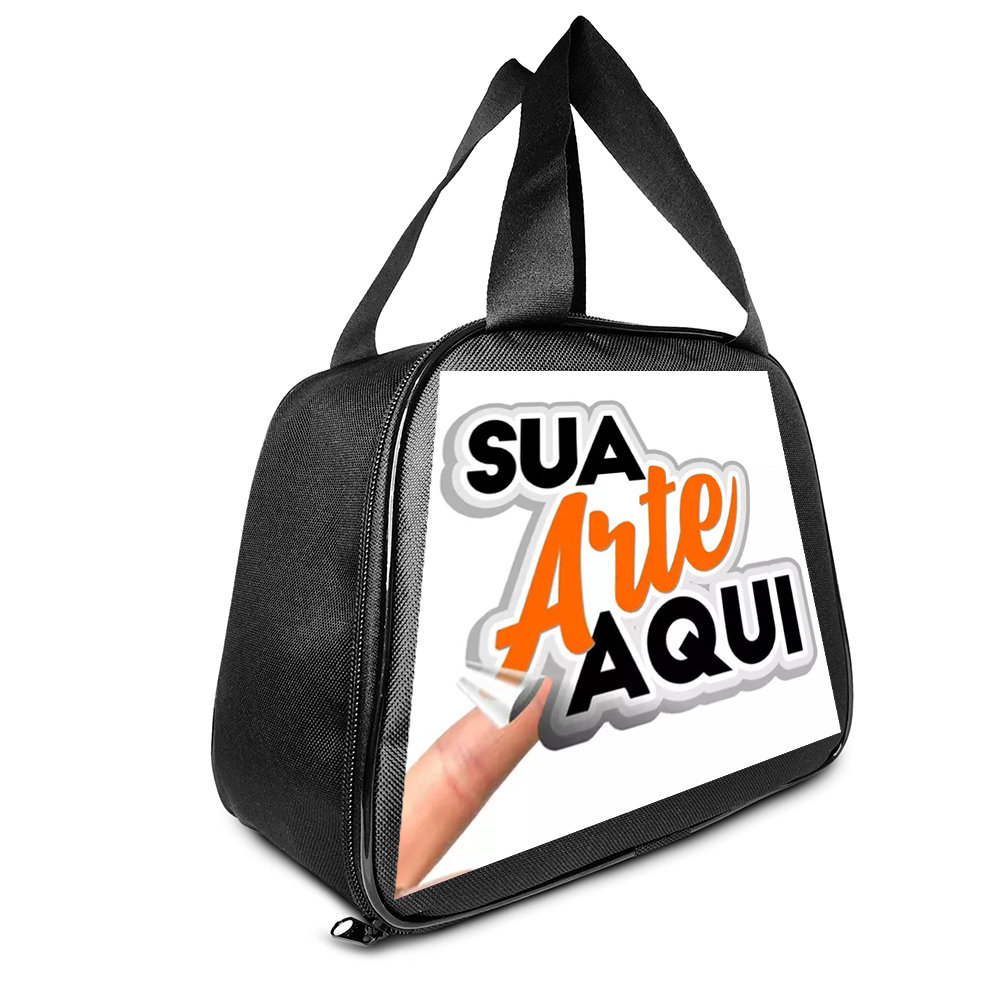 Bolsa de Mão Com sua Arte Desejada Porta Objetos Com Alça