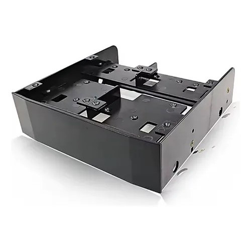 Baia Case de PC para 6 Hds ou Ssd Sata Interno 2.5 Notebook e/ou 1 HD 3.5 Pc + 2 SSD cor Preto