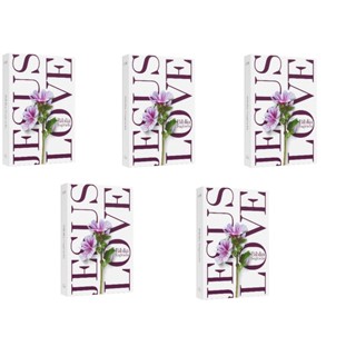 Kit Bíblia Sagrada | NVI | Jesus Love | Capa dura | Letra Media | 5 unidades em Oferta na Shopee