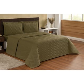 Colcha Cobre Leito Casal Padrão Imperium + 2 Fronhas Portas Travesseiros 70x50 em Oferta na Shopee