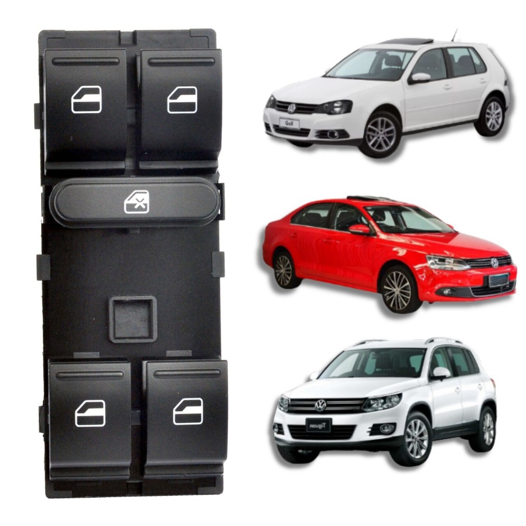 BOTÃO INTERRUPTOR VIDRO ELÉTRICO VW JETTA TSI 2013/ AMAROK GOLF