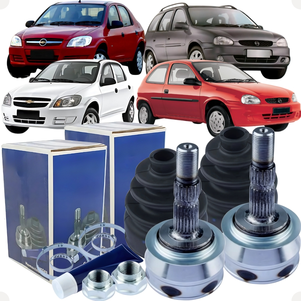 Par de Junta Ponteira Homocinética Corsa Celta Corsa Classic Wagon Prisma 2000/ 2010 Nakata Original em Oferta na Shopee