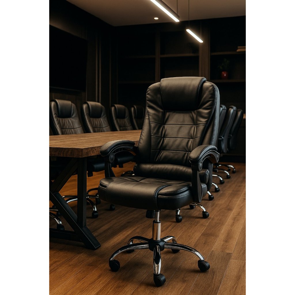 Cadeira Presidente Confort De Escritório Ergonômica Best Chair Conforto Luxo Elegância
