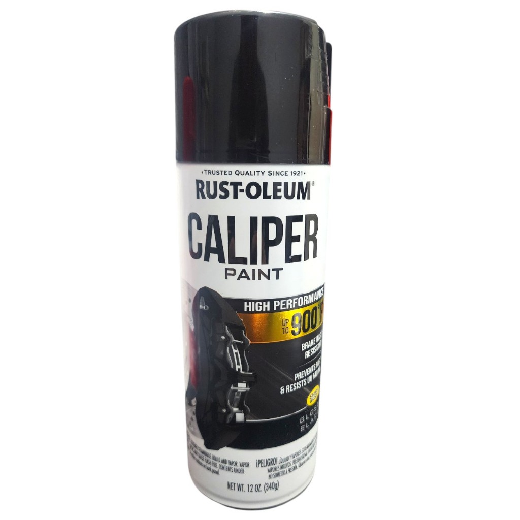 Tinta Spray Preto Brilhante Pinça De Freio 482°c - Rust-oleum Caliper