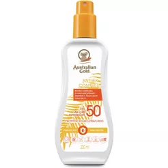 Protetor Solar Corporal Spray Australian Gold Antiox Complex Ultra Fluido FPS50 Com 220ml