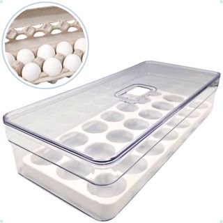 Organizador de Geladeira Quadrado 3,6 Litros C/ Tela de Ovo-Plastutti em Oferta na Shopee