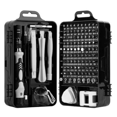 Kit Ferramentas 115 Peças Jogo Mini Chaves Precisão Multiuso Celular Notebook Tablet