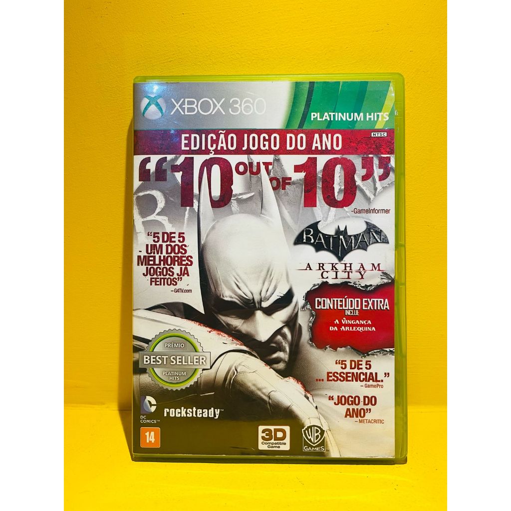 Jogo Batman Arkham Knight - Xbox 360 - Edição jogo do ano