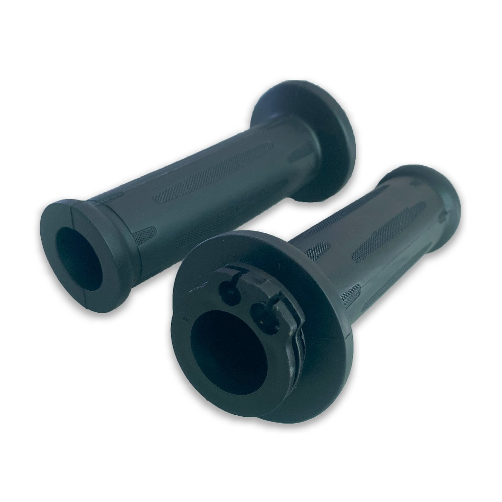 Manopla Moto Luva Gvs Design Gs650 Com Roldana Preta 2 Furos em Oferta na Shopee