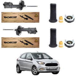 PAR AMORTECEDOR DIANTEIRO FORD KA 2014 A 2020 MONROE + KIT