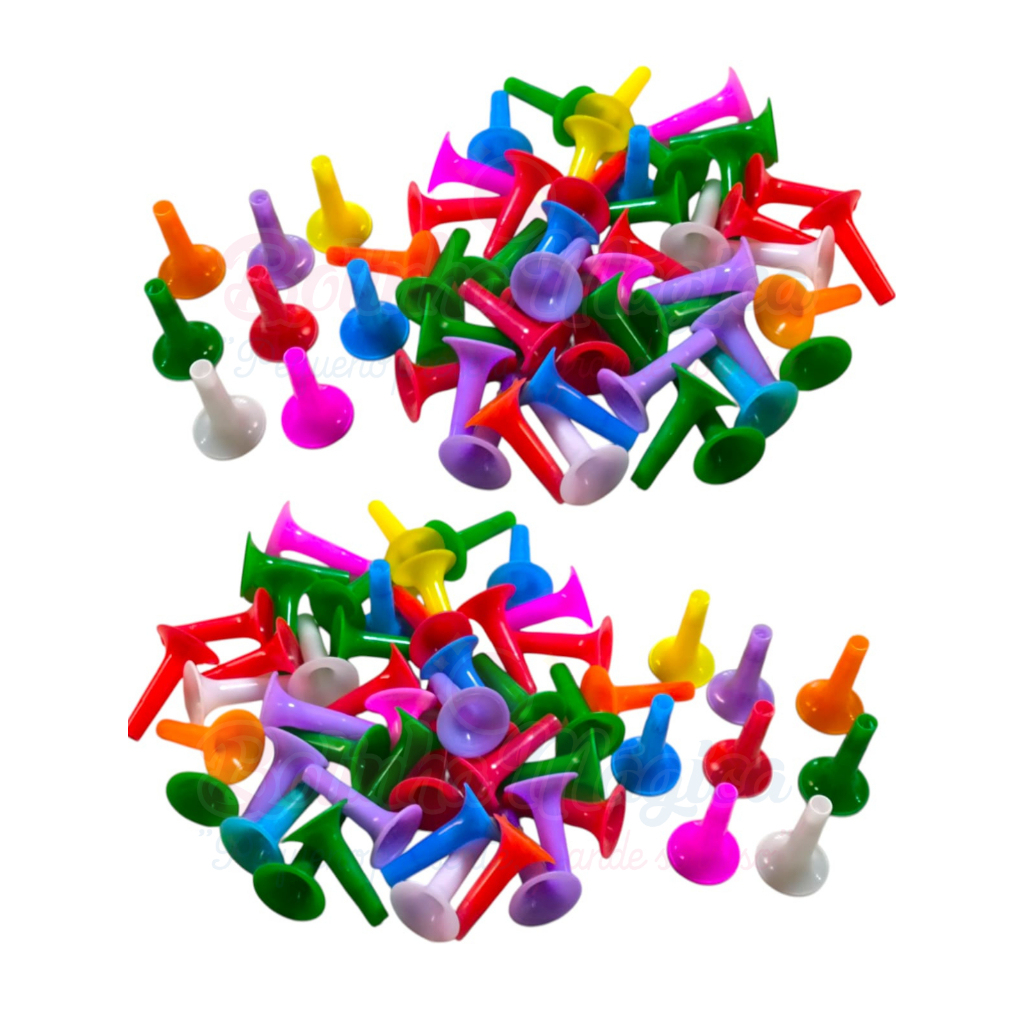 Kit 15 Mini Cornetas Colorida Brinquedo de Assoprar Lembrancinha Festa Infantil Festa Prenda Criança