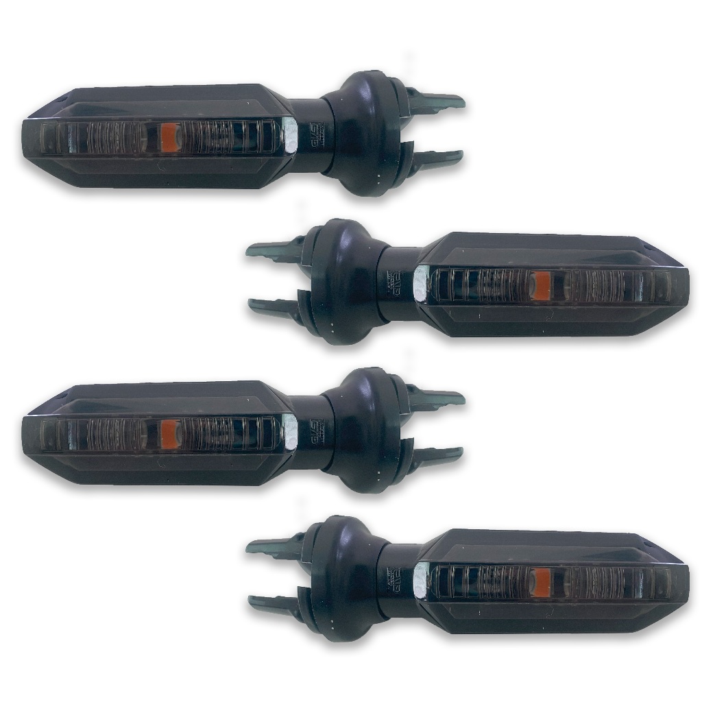Pisca Seta Moto Cb Twister Com Led Lente Fumê 4 Unidades em Oferta na Shopee