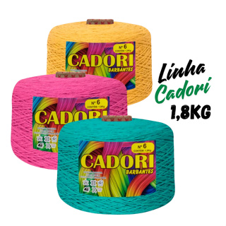 Barbante Cadori Cone 1.8kg Extra Macio Fio 6 Big - 1800 Metros cores +Vendidas em Oferta na Shopee