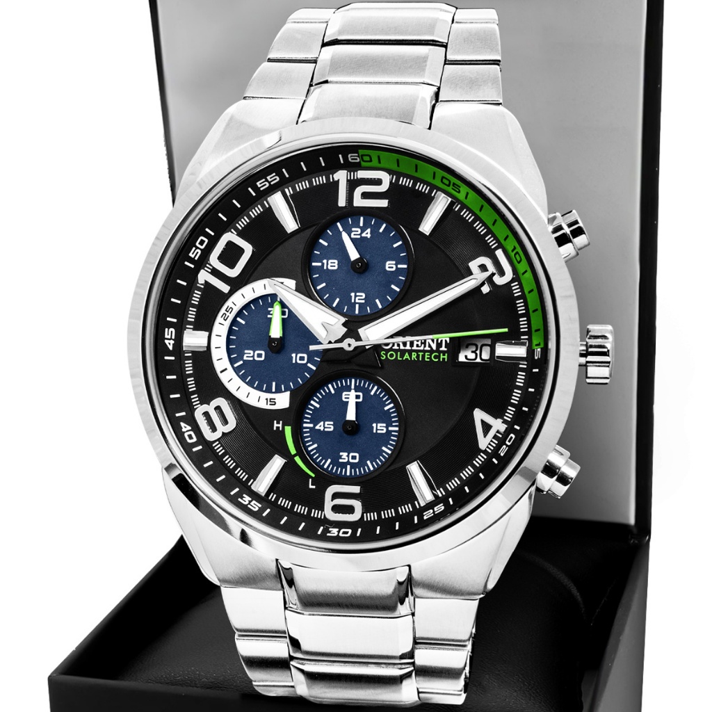 Relógio Orient Masculino Solar Tech MBSSC256P2SX em Oferta na Shopee