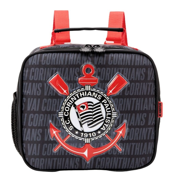 Lancheira Bolsa Térmica Corinthians Timão Oficial 13884 em Oferta na Shopee