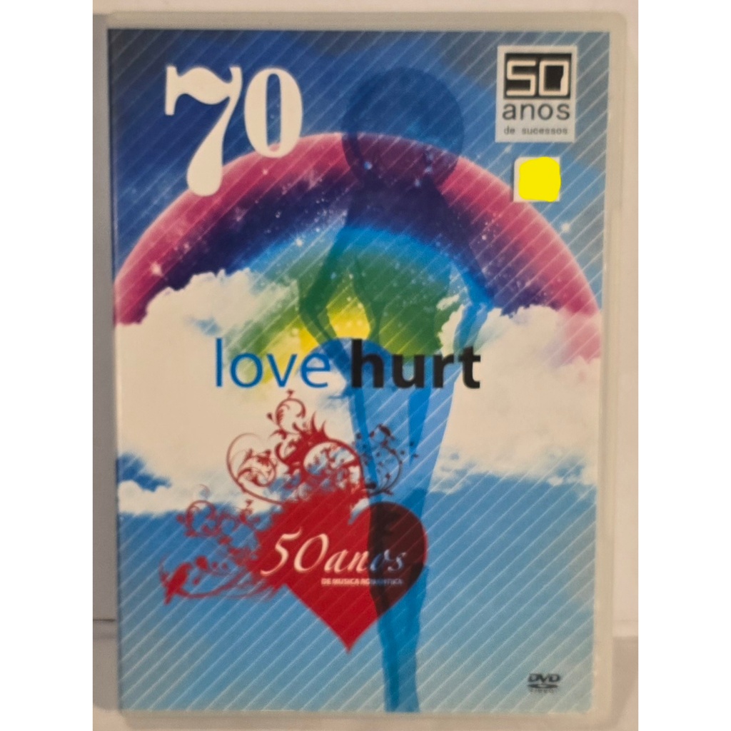 DVD Various – 50 Anos de Música Romântica - Love Hurt - Anos 70 (ORIGINAL - USADO - PERFEITO ESTADO)