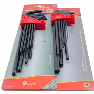 Jogo De Chave Torx E Allen EXTRA LONGA Profissional Corneta Em Aço Cr-v em Oferta na Shopee