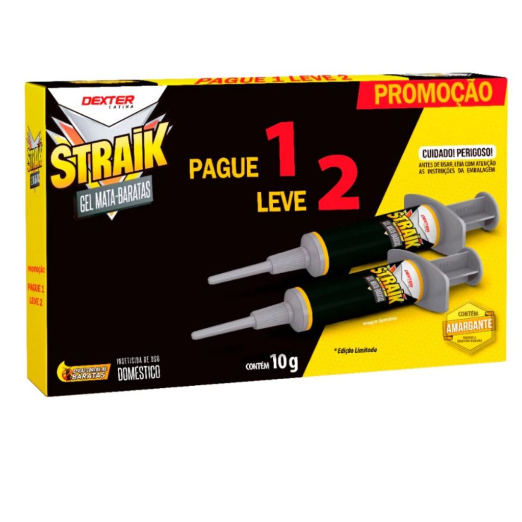 Kit 2 Gel Straik elimina e mata Baratas Produto Brasileiro Aprovado Pela ANVISA